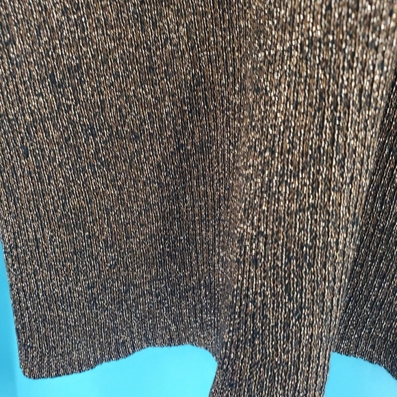 Chico's silk blend v-neck metallic sweater - Picture 10 of 14
